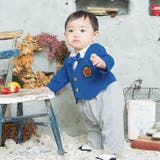 ブルー | ロンパース カバーオール 新生児 | REAL STYLE