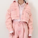 ピンク(2) | デニムジャケット レディース 春 | REAL STYLE