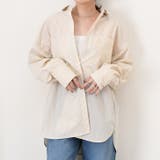 ベージュストライプ(4) | シャツ レディース 長袖 | REAL STYLE