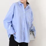 ブルー(2) | シャツ レディース 長袖 | REAL STYLE