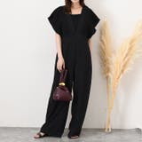 ブラック(05) | サロペット レディース パンツ | REAL STYLE