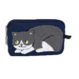 ネイビーブルー | ポーチ 小物入れ レディース | REAL STYLE