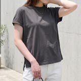 チャコールグレー | 汗染み防止Tシャツ レディース 半袖 | REAL STYLE