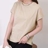 グレージュ | 汗染み防止Tシャツ レディース 半袖 | REAL STYLE