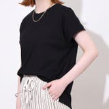 ブラック | 汗染み防止Tシャツ レディース 半袖 | REAL STYLE