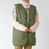 カーキ | ロングベスト レディース 秋 | REAL STYLE