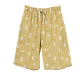 しろくま×イエロー | ルームパンツ ハーフパンツ レディース | REAL STYLE
