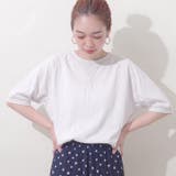 ホワイト(001) | Tシャツ レディース 半袖 | REAL STYLE