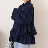 ネイビー | ブラウス レディース 長袖 | REAL STYLE