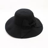 ブラック | リボンハット 帽子 レディース | REAL STYLE