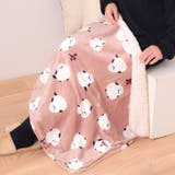 シマエナガダークピンク | スワンネル ひざ掛け ブランケット | REAL STYLE