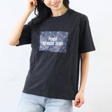 リーフ×ブルー | Tシャツ レディース 半袖 | REAL STYLE