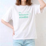 レジャー×ホワイト | Tシャツ レディース 半袖 | REAL STYLE
