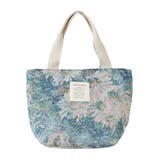 水彩フラワー×ブルー | aristella アリステラ トートバッグ | REAL STYLE