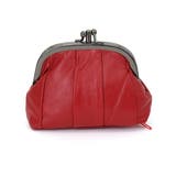レッド | がま口財布 小銭入れ 中仕切りあり | REAL STYLE