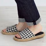 ブラックチェック | スリッパ 夏用 涼しい | REAL STYLE