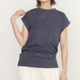ネイビー(38) | 汗じみ防止 カットソー ノースリーブ | REAL STYLE