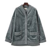 ブルーグレー | カーディガン ルームウェア レディース | REAL STYLE