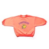 オレンジ | 【キッズ】ピーススマイルプリントスウェットプルオーバー キッズ トップス | REAL STYLE