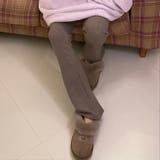 モカ | フレアパンツ レディース 裏起毛 | REAL STYLE