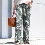 グリーン | ワイドパンツ レディース 夏 | REAL STYLE