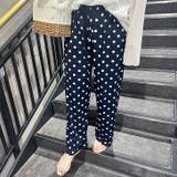 ネイビー | ワイドパンツ レディース 速乾 | REAL STYLE