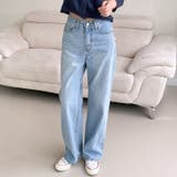 ライトブルー | デニムパンツ レディース ゆったり | REAL STYLE