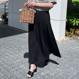 ブラック | フレアスカート レディース ロング | REAL STYLE