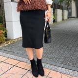 ブラック | タイトスカート レディース ニット | REAL STYLE