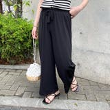 ブラック | ワイドパンツ レディース 夏 | REAL STYLE