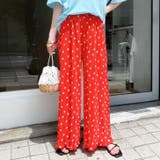 レッド | ワイドパンツ レディース きれいめ | REAL STYLE
