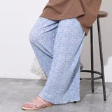ライトブルー | ワイドパンツ レディース きれいめ | REAL STYLE