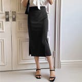 ブラック | タイトスカート ロング ミモレ丈 | REAL STYLE