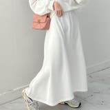 オフホワイト | フレアスカート レディース ロング | REAL STYLE