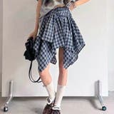 ネイビー | ミニスカート レディース チェック | REAL STYLE