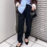 ブラック | ジョガーパンツ レディース 秋 | REAL STYLE