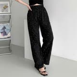 ブラック | ワイドパンツ レディース 春 | REAL STYLE