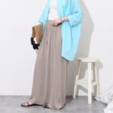 ベージュ | ワイドパンツ レディース きれいめ | REAL STYLE