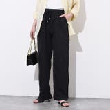 ブラック | ワイドパンツ レディース ウエストゴム | REAL STYLE