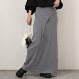 ダークグレー | ラップスカート レディース ボトムス | REAL STYLE