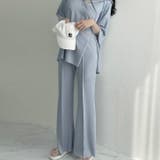 ライトブルー | セットアップ レディース 夏 | REAL STYLE