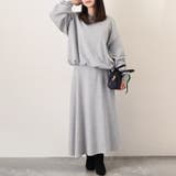 グレー | セットアップ レディース 春 | REAL STYLE