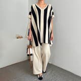 アイボリー | セットアップ レディース 春 | REAL STYLE
