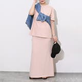 ピンクベージュ | セットアップ レディース 夏 | REAL STYLE