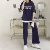 ネイビー | セットアップ レディース 夏 | REAL STYLE