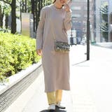 グレージュ | ロング丈スウェットワンピース トップス ロングワンピース | REAL STYLE