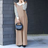 グレージュ | オールインワン レディース サロペット | REAL STYLE
