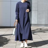 ネイビー | ワンピース レディース 長袖 | REAL STYLE