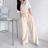 ライトベージュ | オールインワン レディース サロペット | REAL STYLE