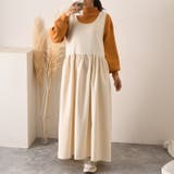 ライトベージュ | ワンピース レディース ジャンスカ | REAL STYLE